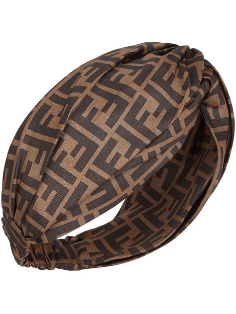 fendi replica headband|fendi ff motif headband.